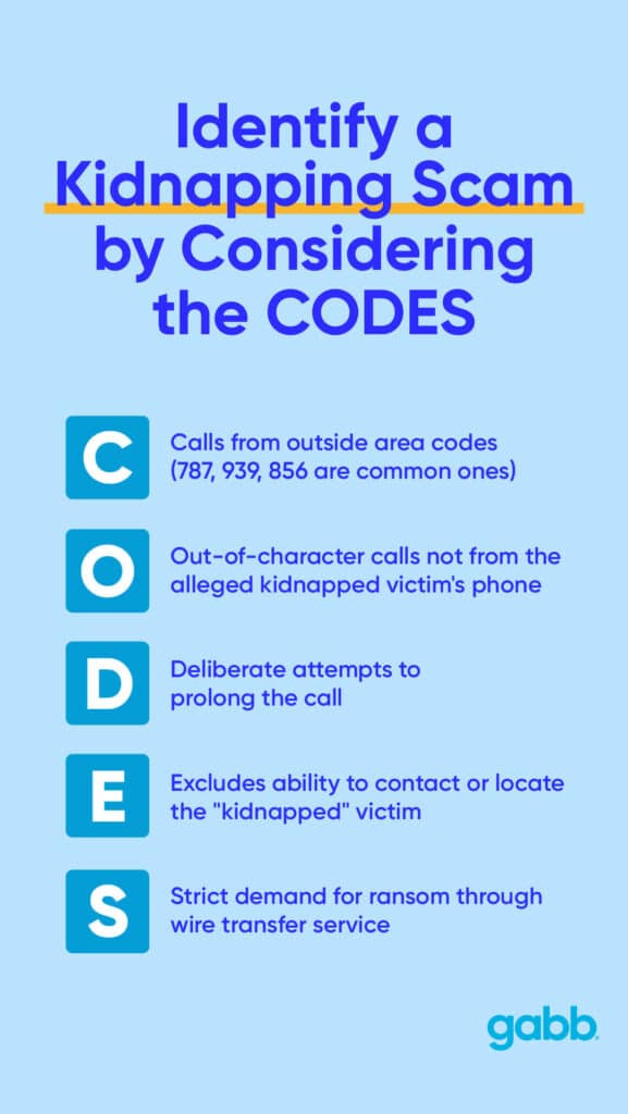 Identify a Kidnapping Scam