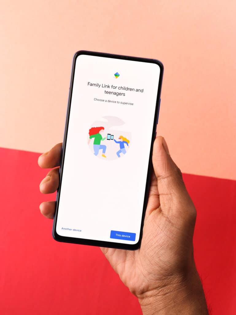 Family Link on smart phone