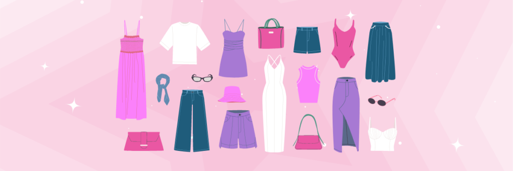 dress to impress illustrated clothes wardrobe