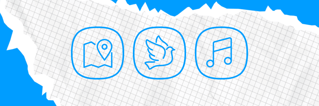 apps icons for maps and music