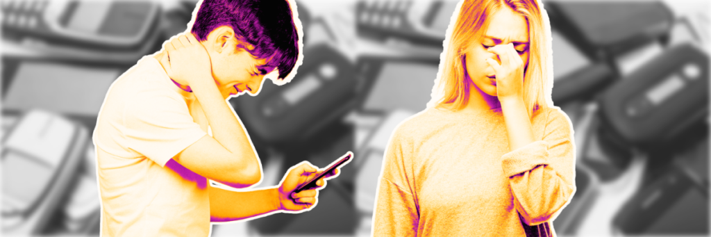 mental health issues in teens because of cell phones