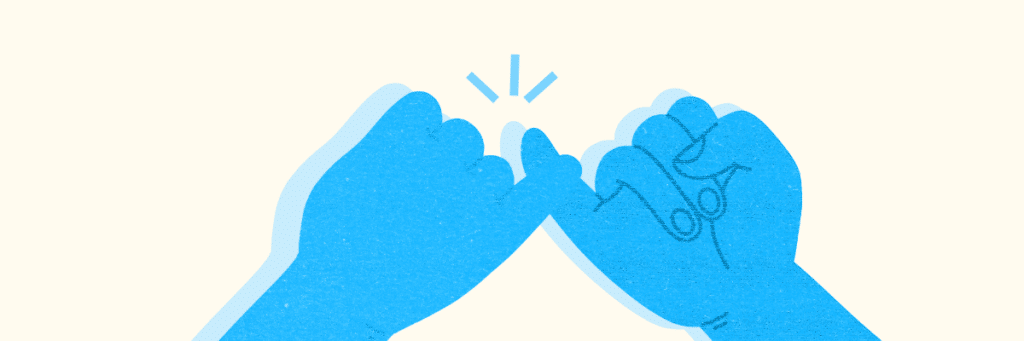 pinky promise illustration