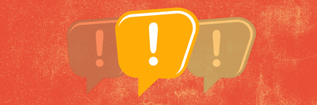 exclamation points illustration