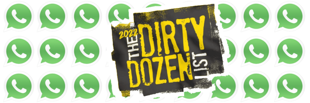 dirty dozen list