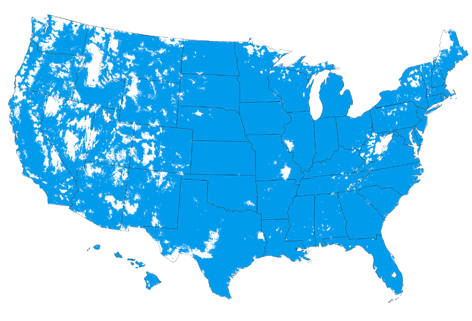 United states network coverage map