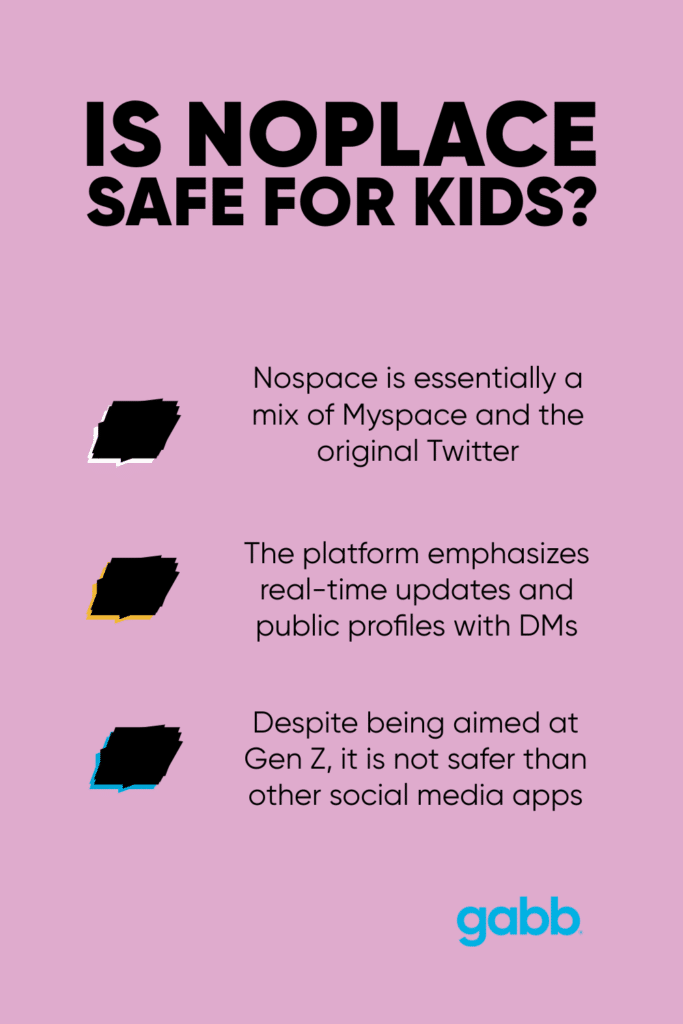 Is Noplace safe for kids?