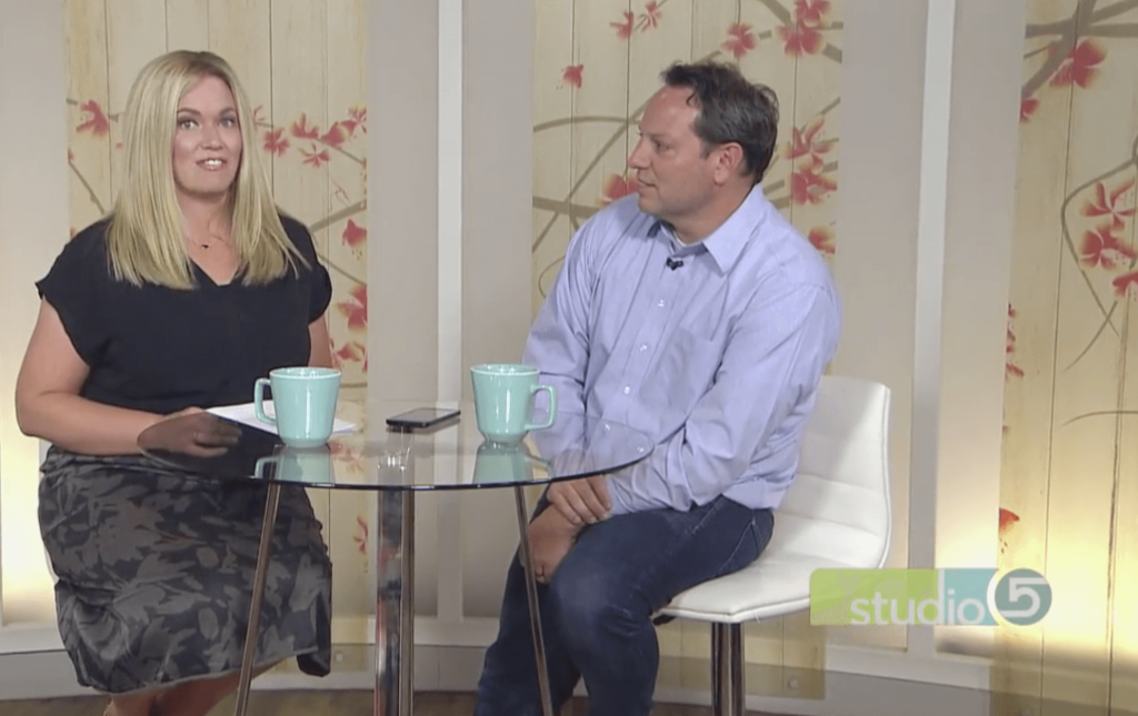 Stephen Dalby speaking with Brooke Walker about about a talk and text only phone from Gabb