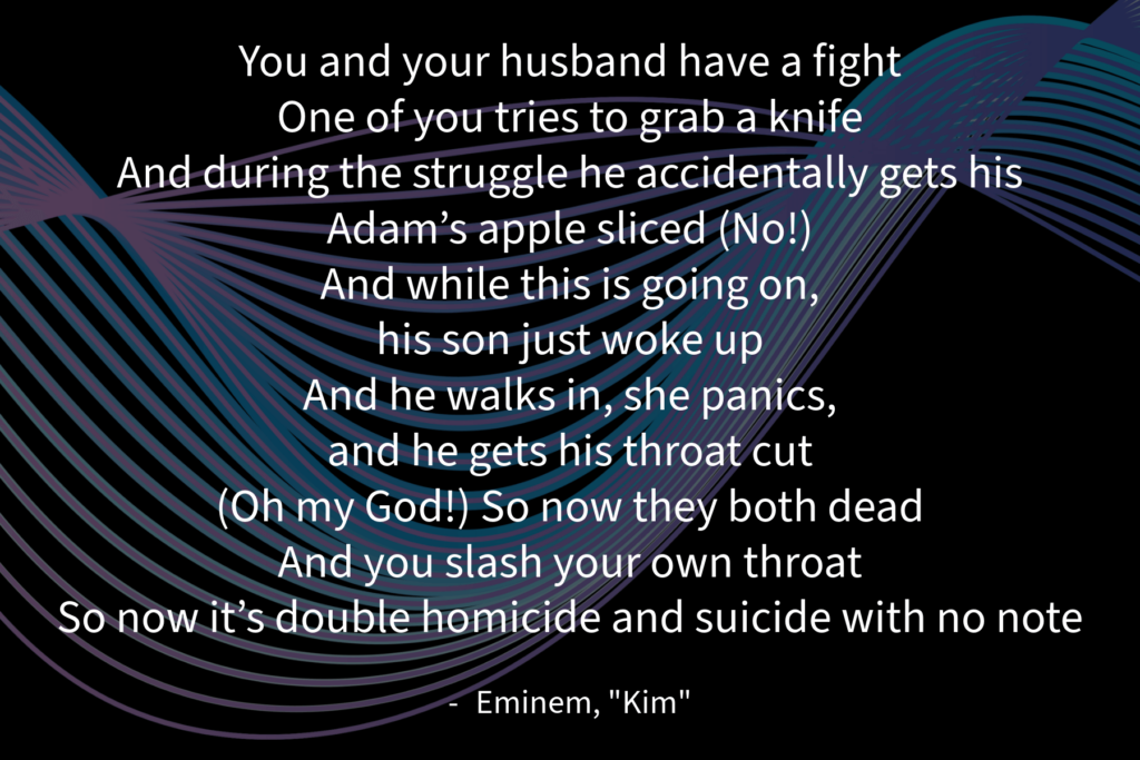 violent Eminem lyrics
