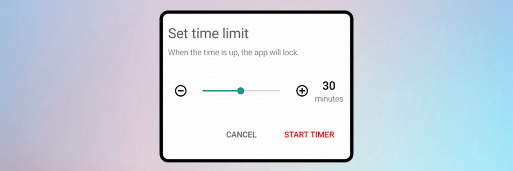 set time limit on youtube kids